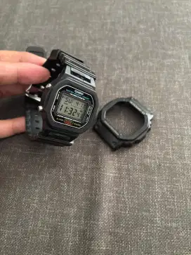 G SHOCK DW 5600 FOX FIRE & FOSSIL ORIGINAL BANDUNG