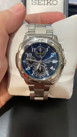 JAM TANGAN PRIA SEIKO CHRONOGRAPH V657 ORIGINAL