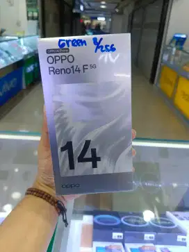 Oppo Reno 14F 5G 8/256 Green BNOB Real 100% Garansi Resmi Oppo Indo