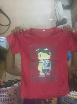 Kaos ana cowok usia 1 sampai 5 tahun