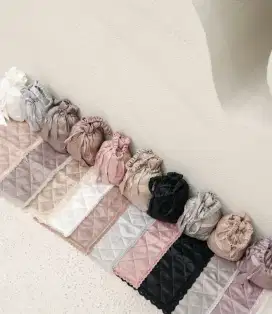 Mukena Premium bahan adem dan lembut serta nyaman di kulit.