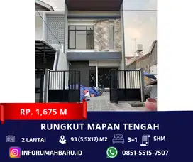 RUNGKUT MAPAN NEW GRESS‼️ Rumah 2 Lantai dekat Merr