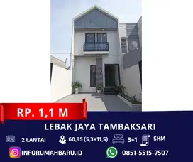 LEBAK JAYA 2 Lantai ‼️ Rumah Baru dekat Kenjeran Area Tambaksari