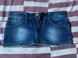 rok mini denim/jeans