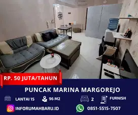 PUNCAK MARINA Ada Balkon‼️ Apartemen 2BR Akses A.Yani