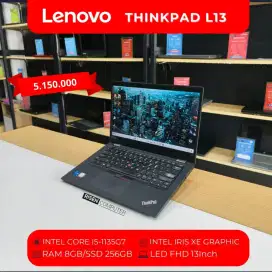 LENOVO THINKPAD L13 Intel core i5-1135G7 FHD 13.3 RAM 8GB SSD 256GB