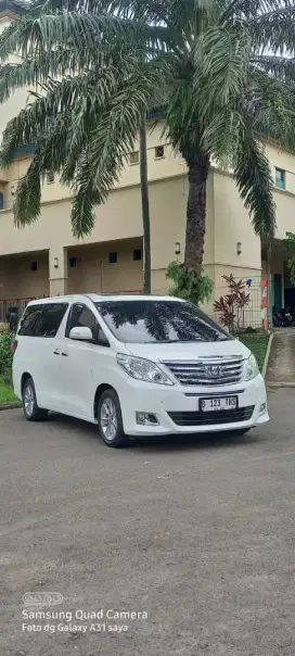 Alphard 2.4 G (DP 0%) super mulus, kinclong,