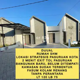 Rumah Baru Cluster Minimalis dekat Gate Tol Pasuruan Tanpa Perantara
