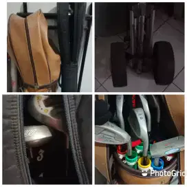 1 set stik tas 2 besar dan kecil beserta roda