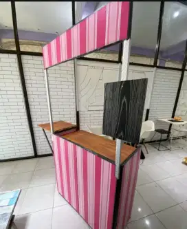 meja lipat booth portable