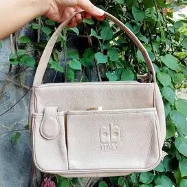 Tas Shoulder Bag Handbag Arnaldo Bassini Cream