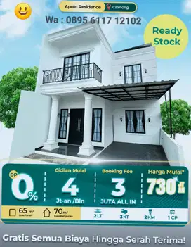 Dijual Cepat! Rumah 2 Lantai di Cibinong – Lokasi Premium Jl. Roda Pem