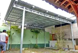 Kanopi baja ringan terpasang