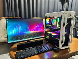 Komputer Ryzen 5 RAM 32GB VGA RX 5700 XT Monitor 24 SSD 256GB HDD 2TB
