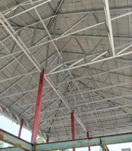 PASANG BAJA RINGAN DAN RENOVASI ATAP LAMA