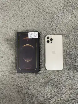 IPhone 12 Pro 128GB Gold mulus Fullset BH 88% Sinyal Permanent