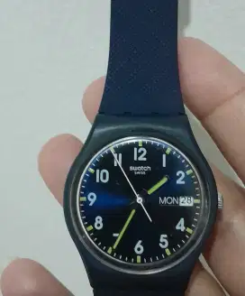 Preloved Swatch Sir Blue SO28N702 Ori Unisex