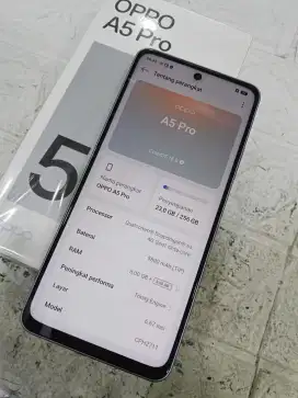 SECOND OPPO A5PRO RAM 8GB INTERNAL 256GB FULLSET
