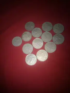 uang koin kuno 1000&500