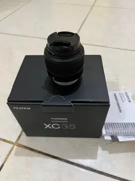LENSA FUJINON XC35MM F2 FULLSET MULUS