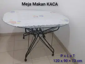 Meja makan kaca,cantik