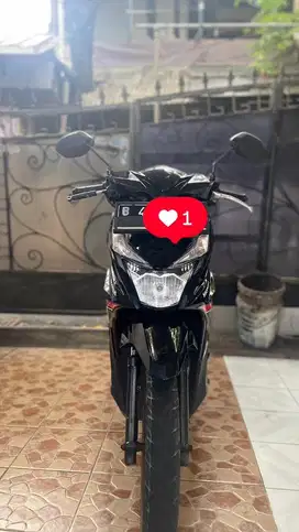 Dijual Honda Beat ECO 2017 Hitam PAJAK HIDUP PANJANG