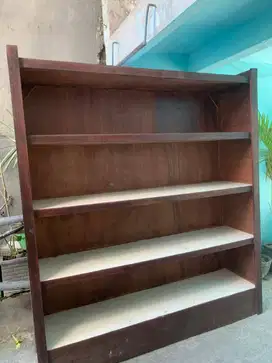 Lemari rak Kayu 4 susun