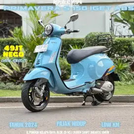 JUAL CEPAT VESPA PRIMAVERA S 150 IGET ABS TH 2024 PERFECT CONDITION