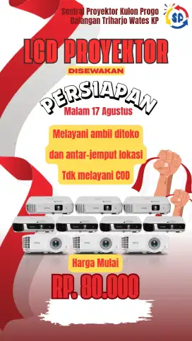 RENTAL PROYEKTOR MULAI 6 JAM