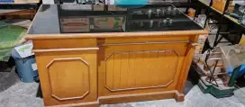 Meja kantor/ meja belajar bahan kayu free kursi kantor 1