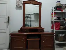 MEJA RIAS KAYU JATI