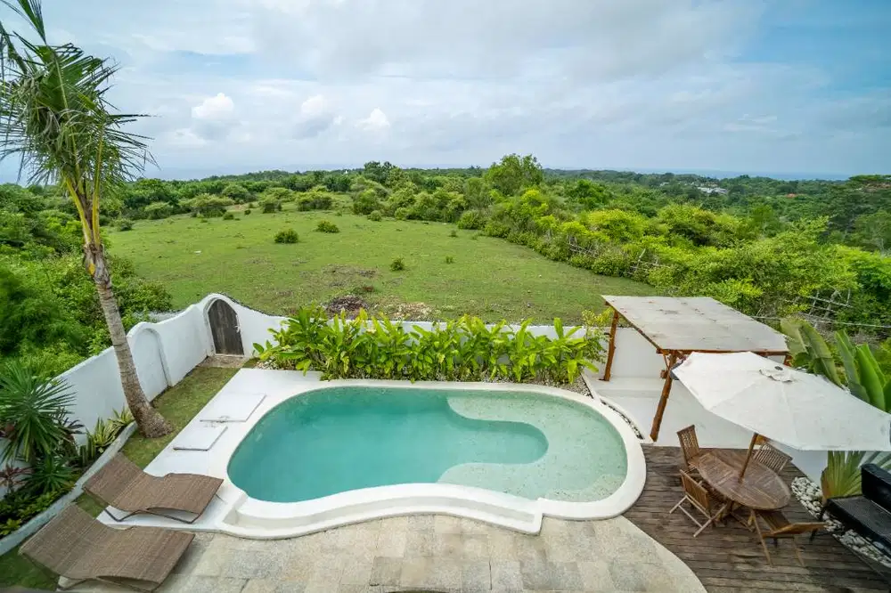 VILLA LEASEHOLD in PECATU with PANORAMIC OCEAN View near NYANG2 BEACH