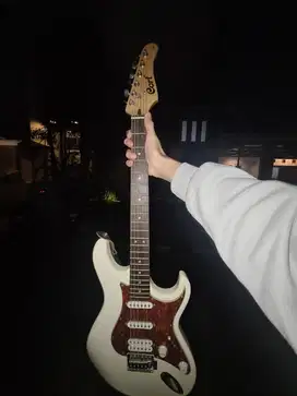 Gitar elektrik cort + speaker