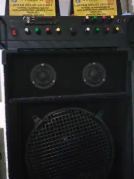 Dijual speaker pasif berikut ampli minus dengung
