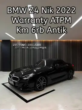 BMW All New Z4 Roadster 2023 Hitam Km6rb B847MAN Cabriolet Nik 2022