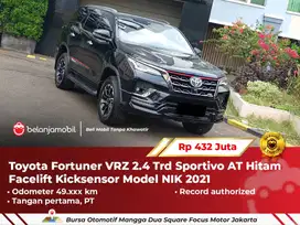 [ TANGAN PERTAMA ] Toyota Fortuner VRZ 2.4 Trd Sportivo AT 2021 2022