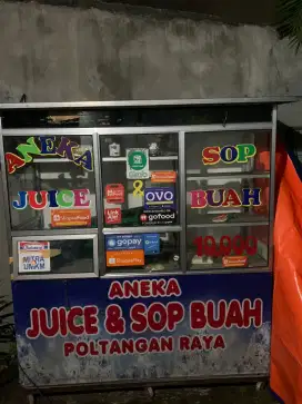 Jual gerobak aluminium bekas  jus