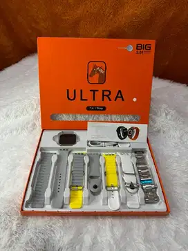 Smartwatch (Universal Android & IOS) ULTRA 7 in 1 (Dapat 7 Strap)