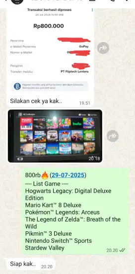 Games Nintendo Switch OLED V2 V1 Lite Primary
