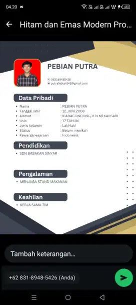 MENCARI PEKERJAAN APA SAJA BEBAS
