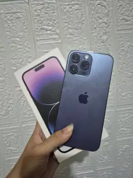 iPhone 14 pro max 128gb resmi fullset original mulus no minus
