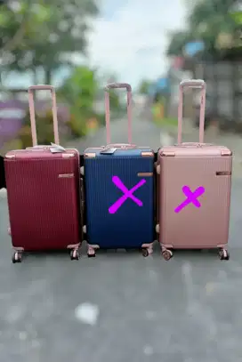 Ready!Koper Goflex ABS Size 20 warna hijau dan size 24 warna marron