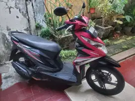 Honda Beat Eco Iss 2018 Burgundy/Pink Full orisinil.