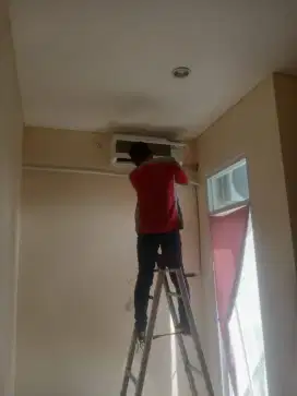 Perbaikan AC, Modul eror/mati/lampu kedap-kedip,air bocor ke depan