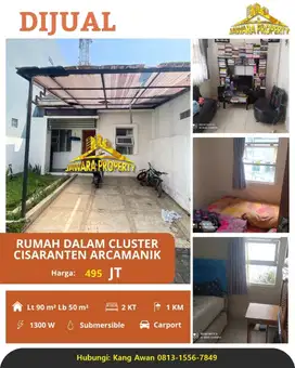 Jual rumah belakang Griya Arcamanik 400jt an JAARANG ADA!