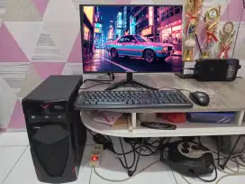 PC GAMING DESIGN + LCD + RAM 8 GB + VGA 1 GB + HD 500 GB + GAMES APP
