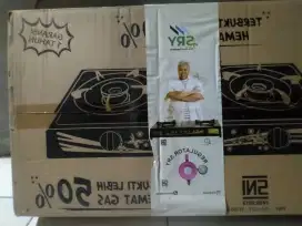 Kompor gas 2 tungku dan mixer