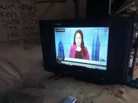 jual tv 21in slim ichiko harga 300 nego siap antar