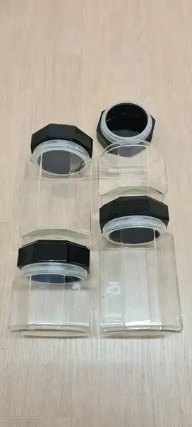 Toples vintage arcoroc octime canisters made in france