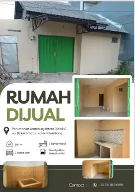 Di Jual Rumah sekaligus tempat usaha